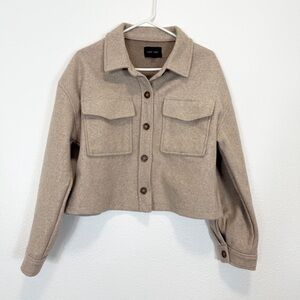 Love Tree Women's Tan Jacket Cropped